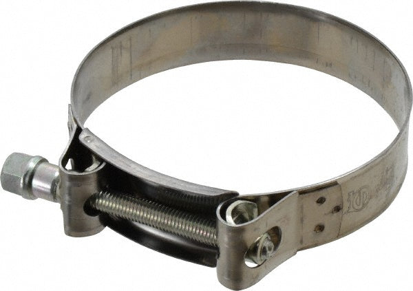 Mikalor 301924-0 T-Bolt Hose Clamp 4.1 to 4.41" Hose, 63/64" Wide, Stainless Steel