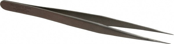 Aven 18043USA Precision Tweezer 1-SA, Stainless Steel, 4-3/4" OAL