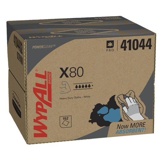 WypAll 41044 X80   Shop Towel/Industrial Wipes Dry, 152 Ct