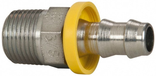 Parker 31382-6-6 Hydraulic Hose Male NPTF Pipe Swivel Fitting 9.50 mm Hose ID, Hose Size 6, 3/8-18 Thread