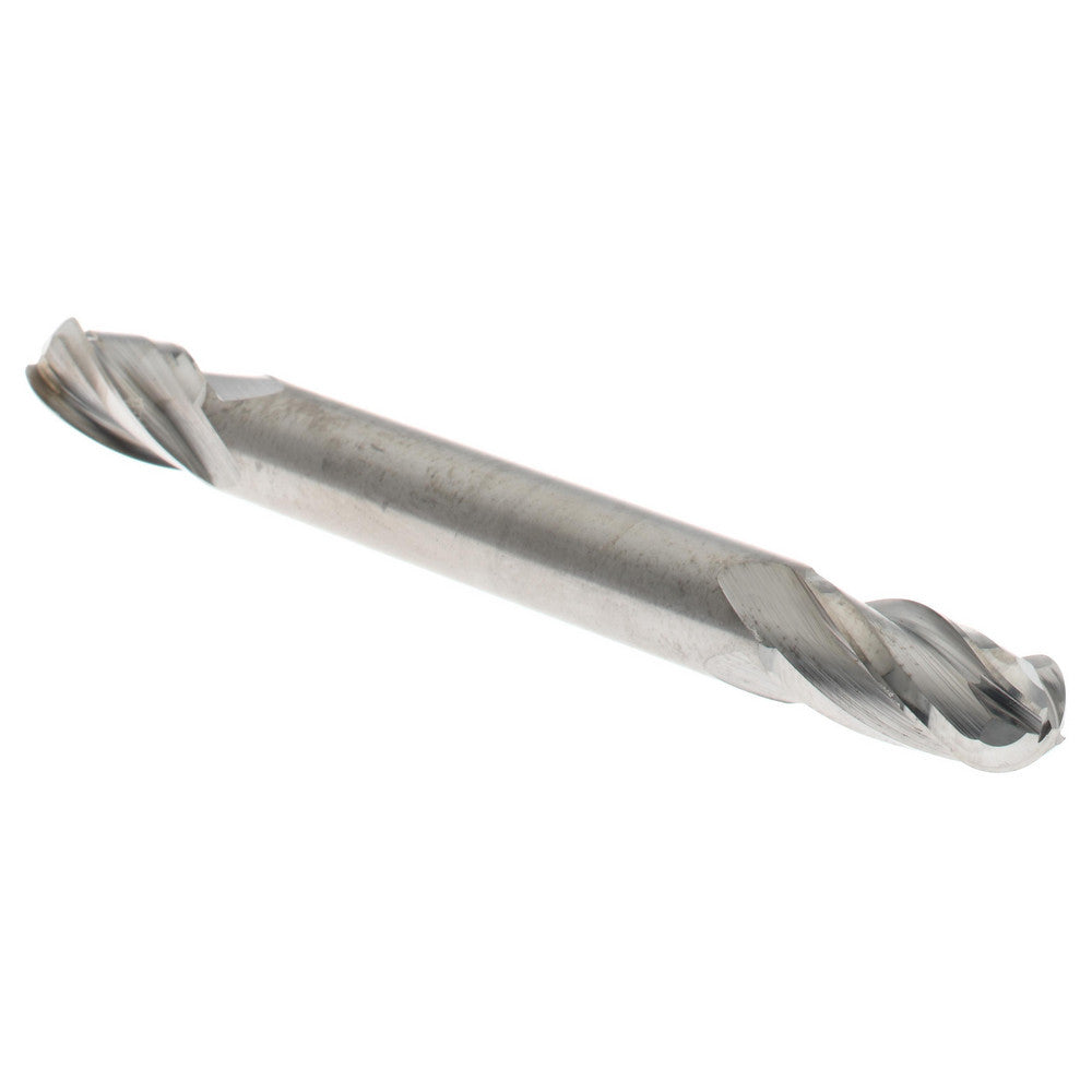 Hertel E5252016 Ball End Mill 1/4" Dia, 1/2" LOC, 4 Flute, Solid Carbide