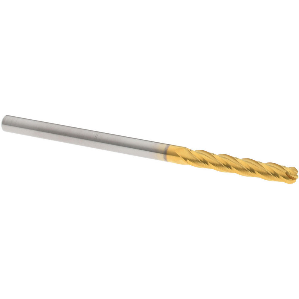 Hertel E6060008 Ball End Mill 1/8" Dia, 3/4" LOC, 4 Flute, Solid Carbide