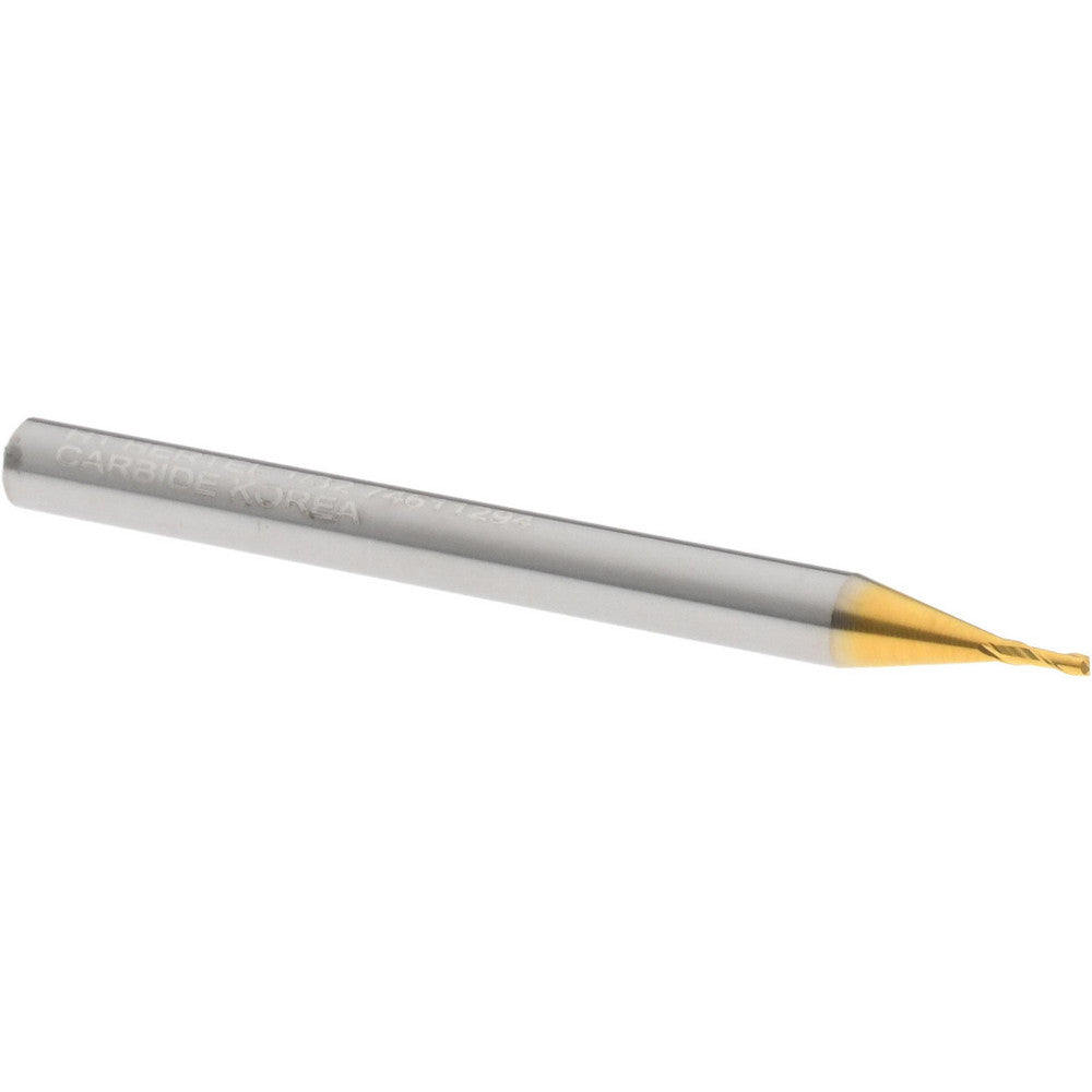 Hertel 74611294 Square End Mill 1/32" Dia, 5/64" LOC, 2 Flute, Solid Carbide