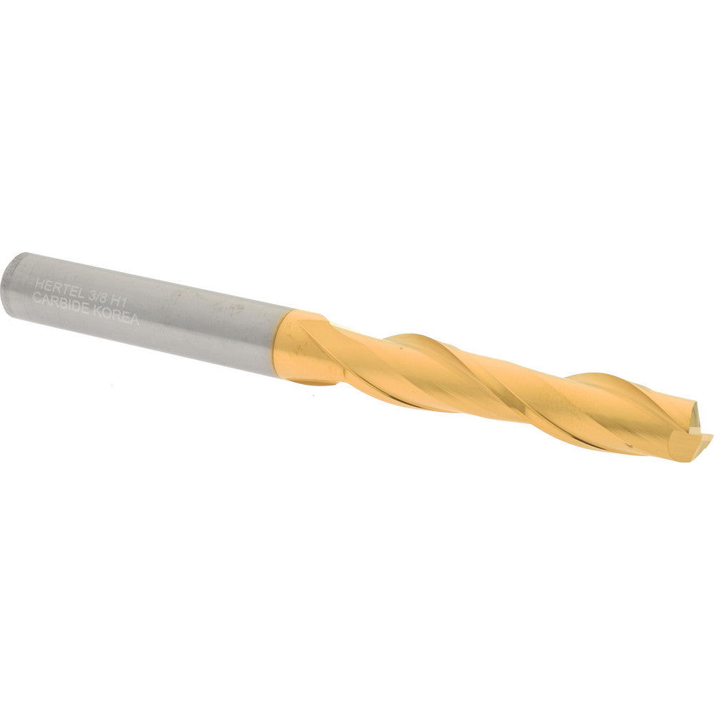 Hertel 74611468 Square End Mill 3/8" Dia, 1-3/4" LOC, 2 Flute, Solid Carbide