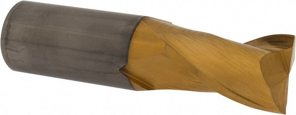 Hertel 74611591 Square End Mill 1" Dia, 1-1/2" LOC, 2 Flute, Solid Carbide