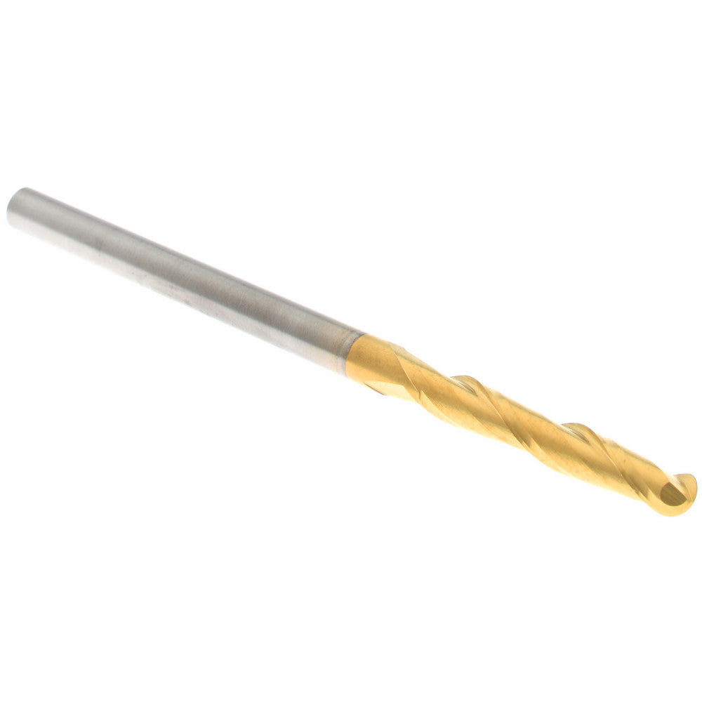 Hertel E6014008 Ball End Mill 1/8" Dia, 3/4" LOC, 2 Flute, Solid Carbide
