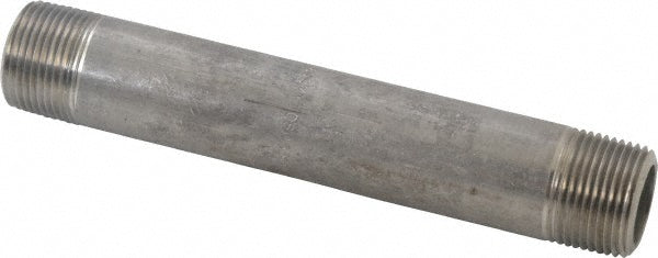 Merit Brass 4512-600 Stainless Steel Pipe Nipple 3/4" Pipe, Grade 304 & 304L