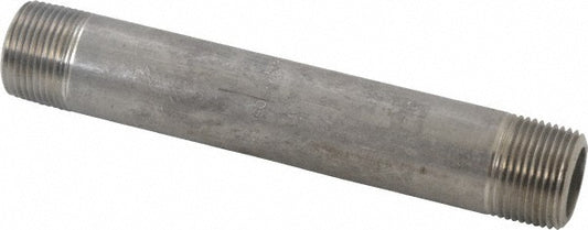 Merit Brass 4512-600 Stainless Steel Pipe Nipple 3/4" Pipe, Grade 304 & 304L