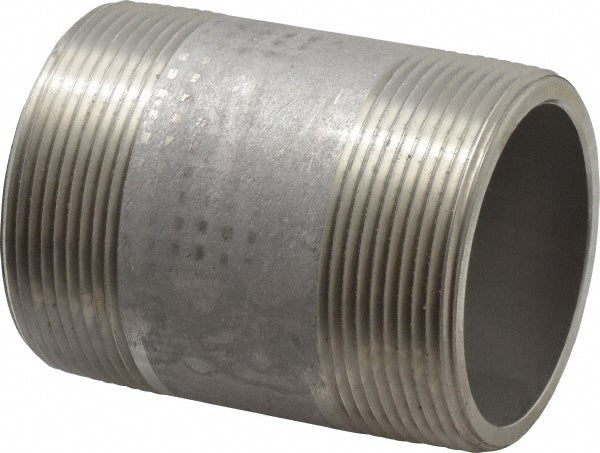Merit Brass 4532-300 Stainless Steel Pipe Nipple 2" Pipe, Grade 304 & 304L