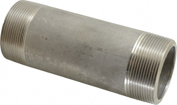 Merit Brass 4532-600 Stainless Steel Pipe Nipple 2" Pipe, Grade 304 & 304L