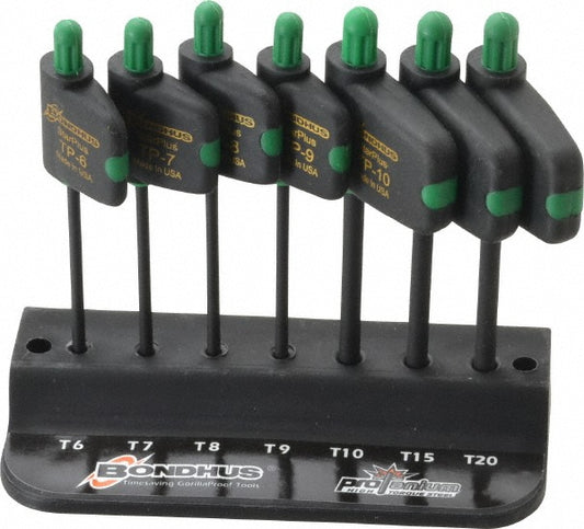 Bondhus 35045 Torx Plus Key Set 7 Pc, Flag-Style Handle, IP6 to IP20