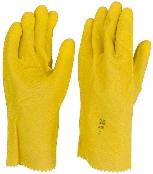 Ansell 185752 Size XL (10) Rubber Coated Cotton General Protection Work Gloves