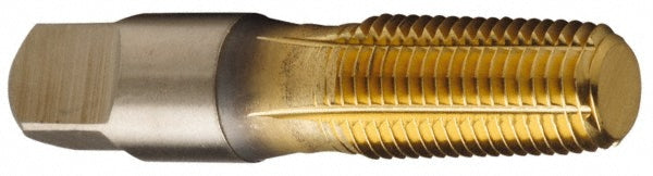 Hertel R837551T-S 3/4-14 NPT, TiN Coated, High Speed Steel, Thread Forming Pipe Tap