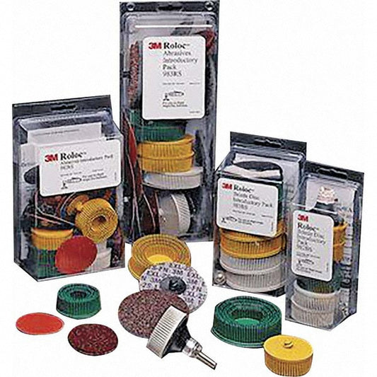 3M 7000120924 7 Piece, 2" Diam, Bristle Disc Power Brush Set