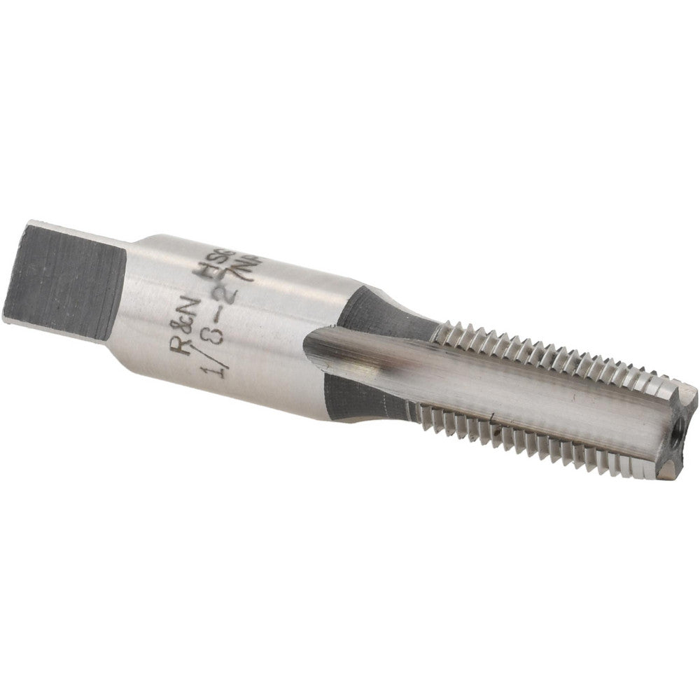 Reiff & Nestor 46961 Standard Pipe Tap 1/8-27, NPSF, Regular, 4 Flutes, High Speed Steel, Bright/Uncoated