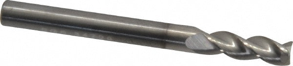 Kyocera SGS Precision Tools 34729 Square End Mill 3/16" Dia, 9/16" LOC, 3 Flute, Solid Carbide