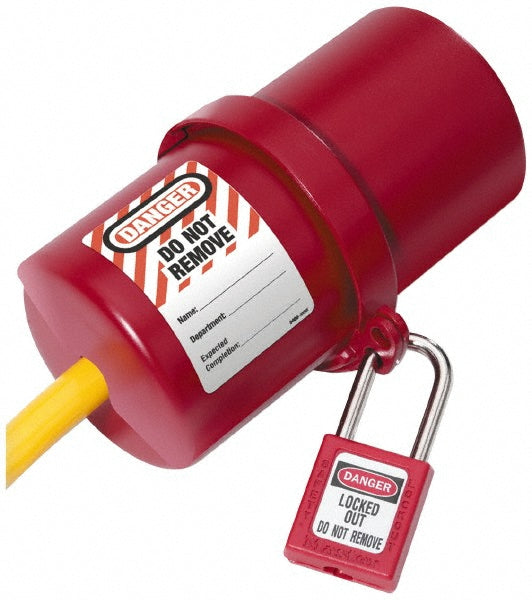 AccuformNMC LP488 Circuit Breaker Lockout 1 Padlock Max, 7.18" High, 3.02" Wide