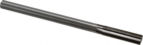 Value Collection SM0406130 Chucking Reamer 0.6130" Dia, 9" OAL, 2-1/4" Flute Length, Straight Flute, Straight-Cylindrical Shank, HSS