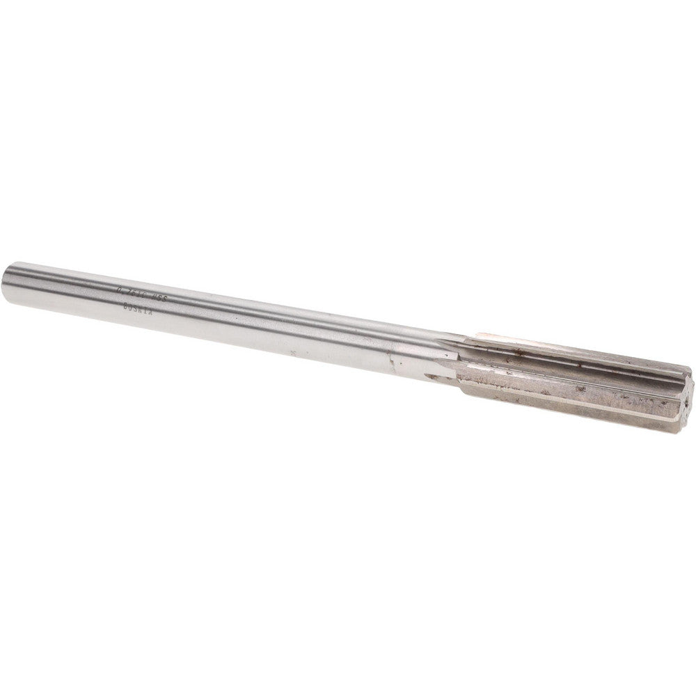 Value Collection SM0407610 Chucking Reamer 0.7610" Dia, 9-1/2" OAL, 2-1/2" Flute Length, Straight Flute, Straight-Cylindrical Shank, HSS