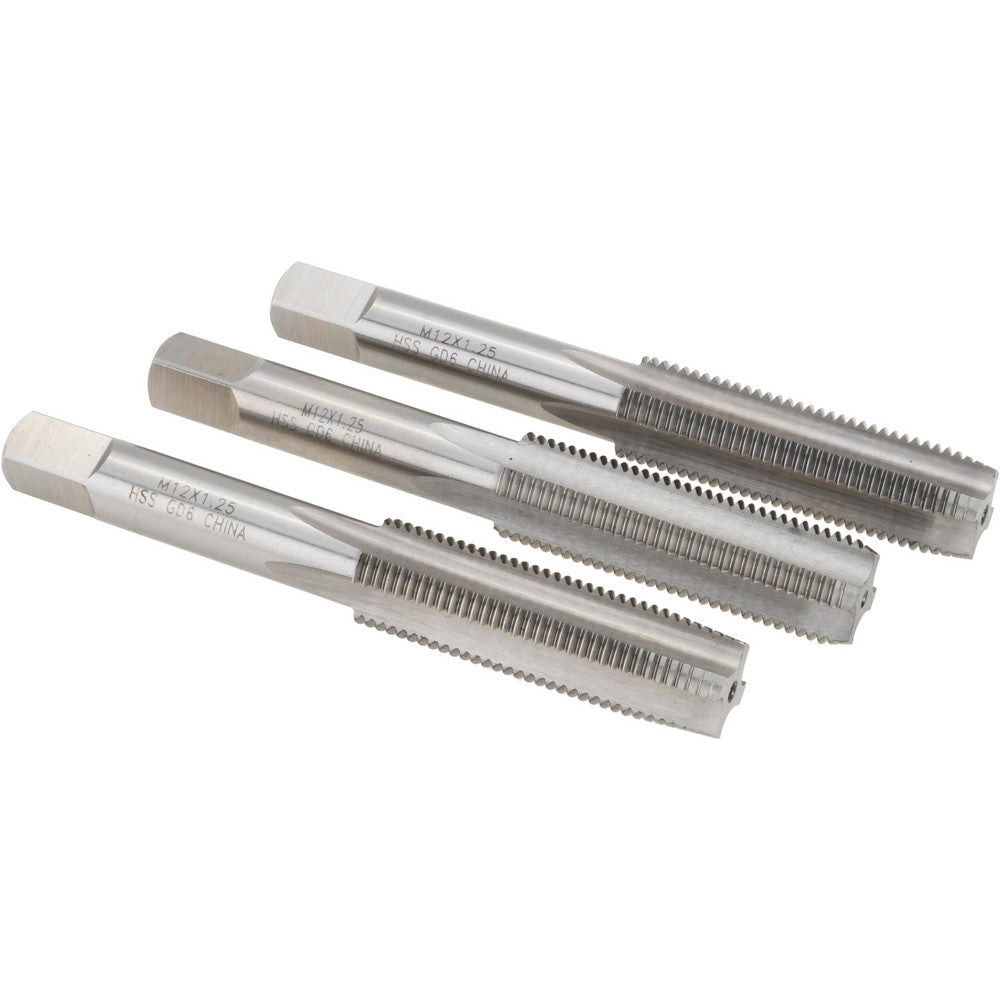 Value Collection JY74732835 Tap Set Metric Fine, 4 Flute, High Speed Steel, Bright Finish