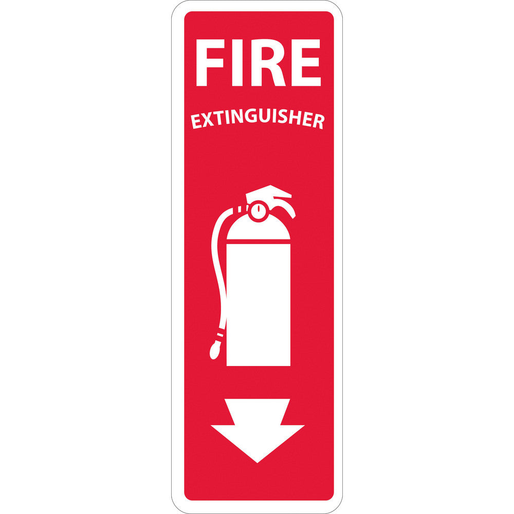 AccuformNMC MSCFX122P Fire Sign Fire Extinguisher