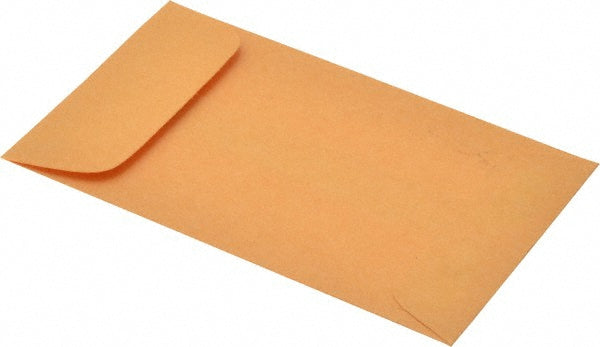 Quality Park QUA50262 Kraft Coin Mailing Envelope 2-1/2" Wide, 4-1/4" Long, 28 lb