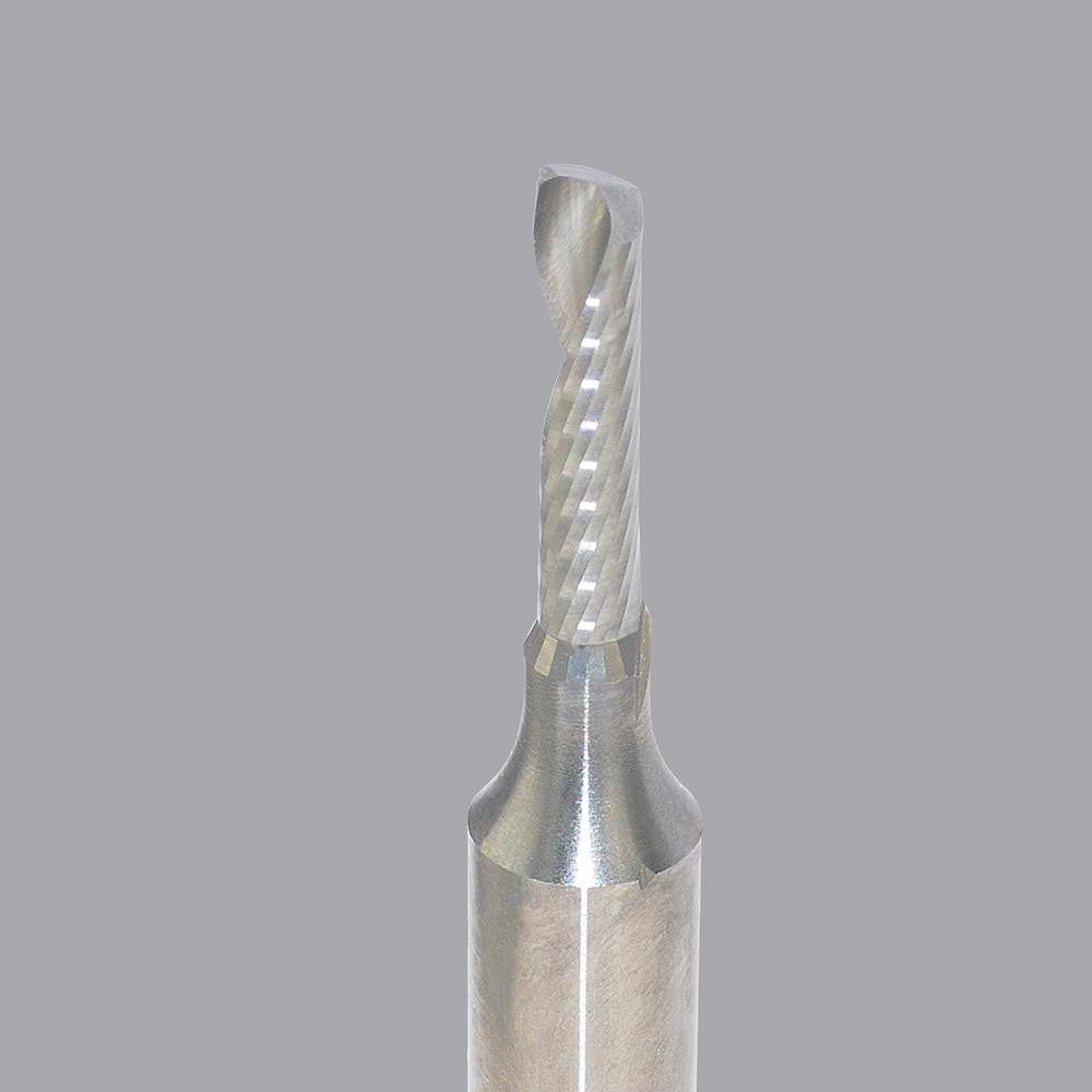 Onsrud 63-610 Spiral Router Bit 0.125" Dia, 0.5" LOC, 1/4" Shank Dia, Upcut