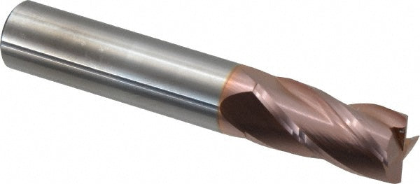Kyocera SGS Precision Tools 39063 Square End Mill 1/2" Dia, 1" LOC, 4 Flute, Solid Carbide