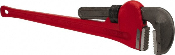 Ridgid 31045 Straight Pipe Wrench 8" Max, 60" OAL, Cast Iron