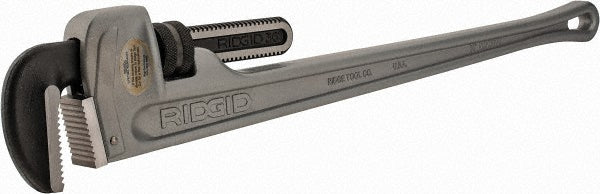 Ridgid 31110 Straight Pipe Wrench 5" Max, 36" OAL, Aluminum