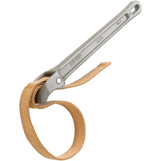 Ridgid 31350 Chain & Strap Wrenches Wrench Type Chain  Actual O.D. Capacity 5-1/2 (Inch) Maximum Pipe Capacity (Inch) 2  Chain/Strap Length (Fractional Inch) 24  Handle Length (Decimal Inch) 11-3/4  Tether Style Tether Capable