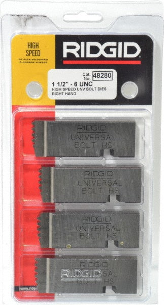 Ridgid 48280 Thread Chaser 1-1/2-6 UNC, 6 &deg Hook Angle, Right Hand