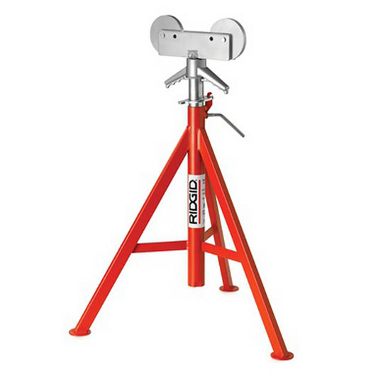 Ridgid 56672 12" Pipe Capacity, Adjustable Pipe Stand with 2 Roller Head