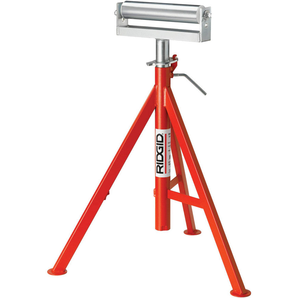 Ridgid 56682 12" Pipe Capacity, Adjustable Pipe Stand with Conveyor Roller Head
