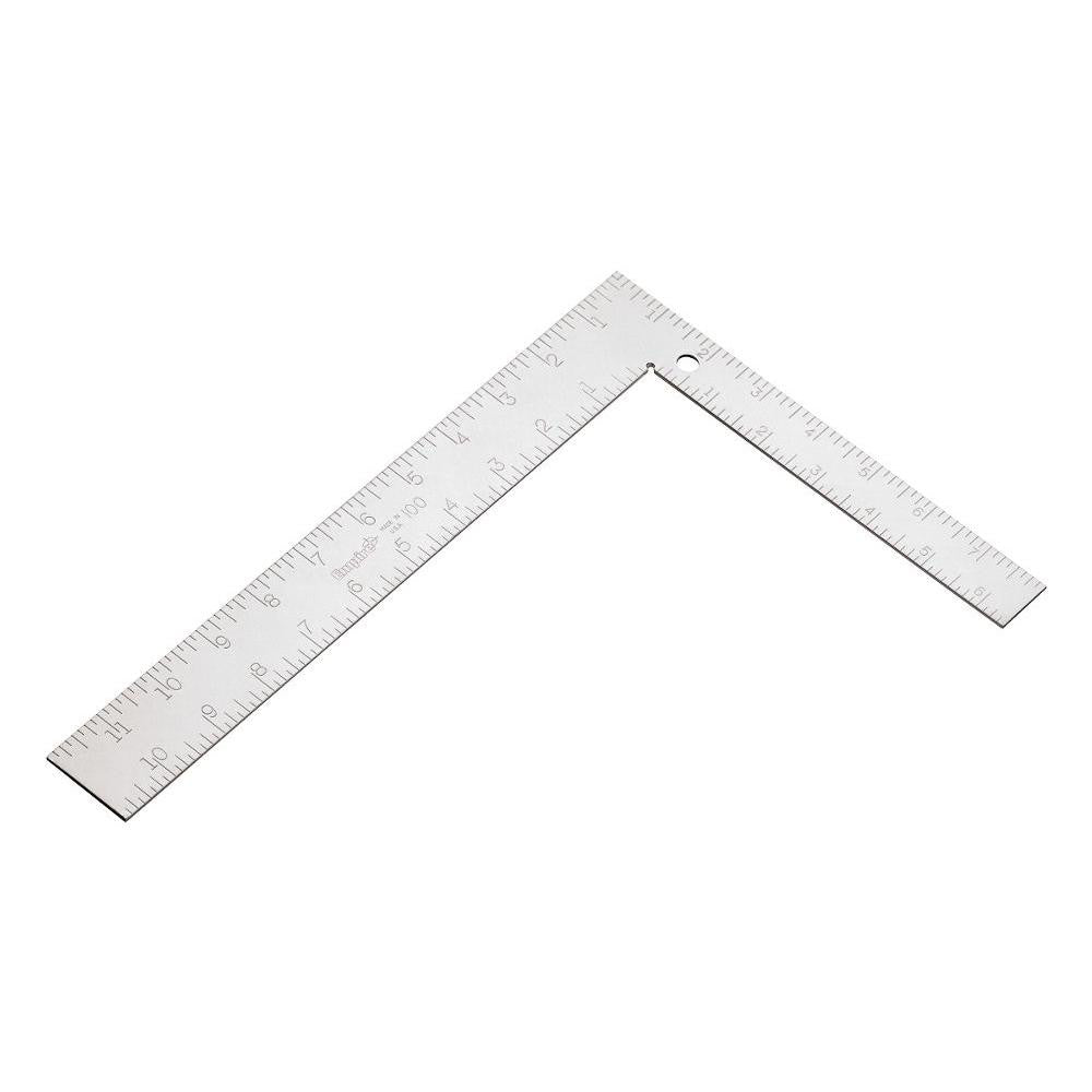 Empire Level 100 12" Blade Length x 1-1/2" Blade Width, 8" Base Length x 1" Base Width Steel Square
