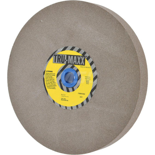 Tru-Maxx 66253255169 Bench & Pedestal Grinding Wheel 8" Dia, 1" Thick, 1" Hole Dia, Aluminum Oxide