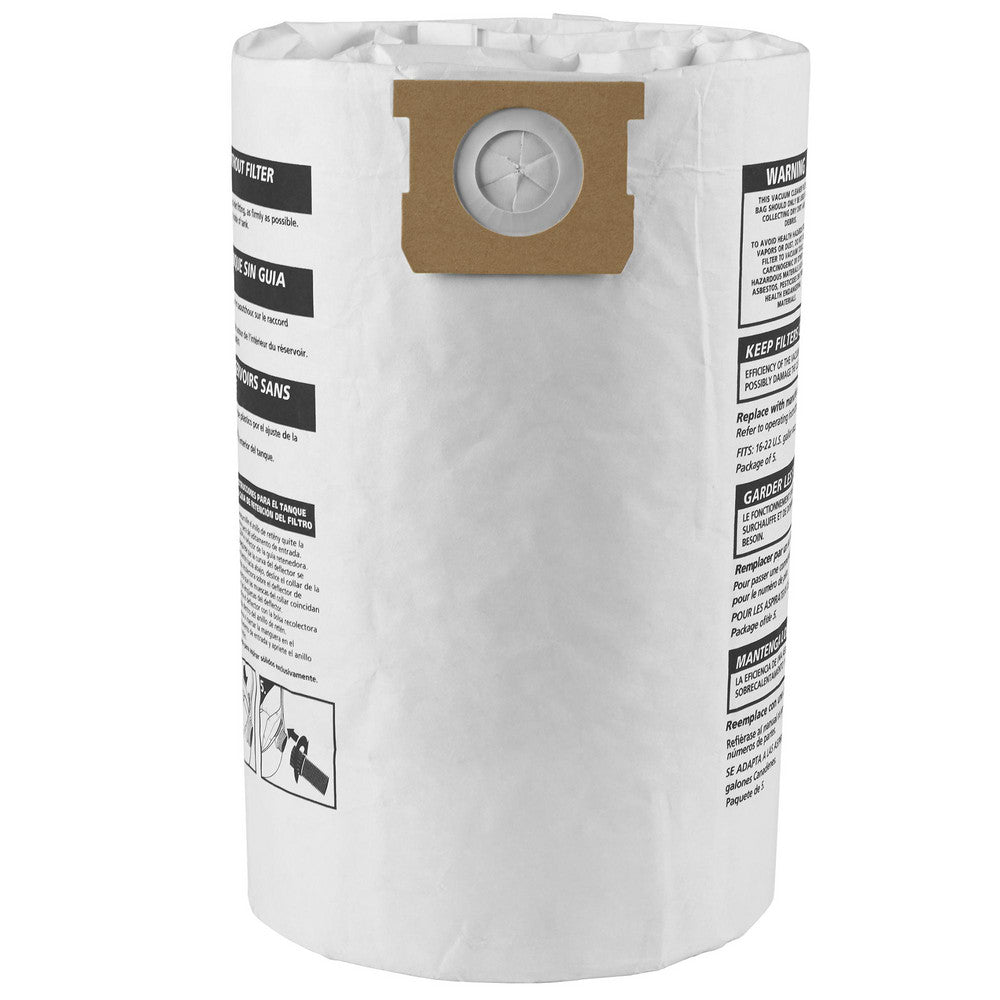 Shop-Vac 9066233 Shop-Vac 10-14 Gallon Disposable Filter Bags (3 Pack)