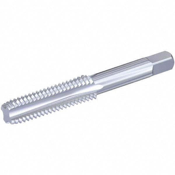 Kennametal 4131465 Straight Flute Tap #2-56 UNC, 3 Flute, Bottoming Chamfer, 2B Class of Fit, High-Speed Steel, Bright/Uncoated Finish