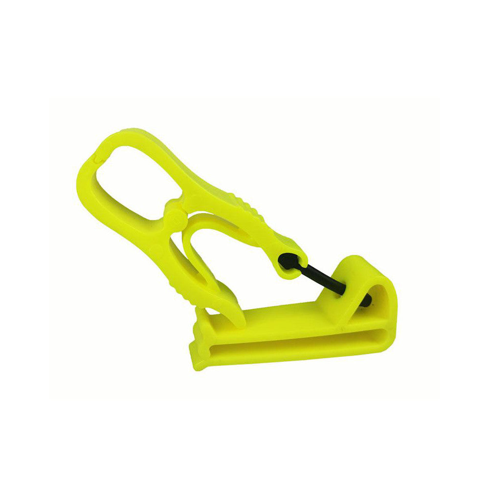 PRO-SAFE BS-Y Glove Clip With Belt Slot, Plastic, Lime, 1 Pair