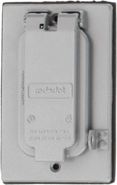 Thomas & Betts CCGV-L GFCI Receptacle Electrical Box Cover Aluminum