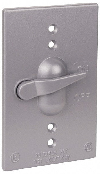 Thomas & Betts CCT-T Switch Electrical Box Cover Aluminum