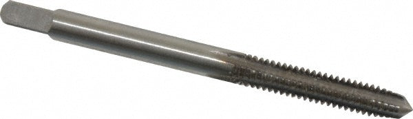 Kennametal 1541608 Straight Flute Tap #8-32 UNC, 4 Flute, Plug Chamfer, 2B Class of Fit, High-Speed Steel, Bright/Uncoated Finish
