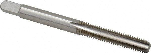 Kennametal 4131560 Straight Flute Tap #12-28 UNF, 4 Flute, Bottoming Chamfer, 2B & 3B Class of Fit, High-Speed Steel, Bright/Uncoated Finish