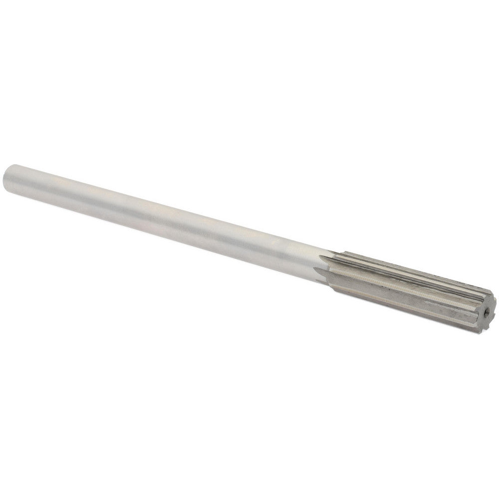 Value Collection SM0405240 Chucking Reamer 0.5240" Dia, 8" OAL, 2" Flute Length, Straight Flute, Straight-Cylindrical Shank, HSS