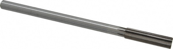 Value Collection SM0405290 Chucking Reamer 0.5290" Dia, 8" OAL, 2" Flute Length, Straight Flute, Straight-Cylindrical Shank, HSS