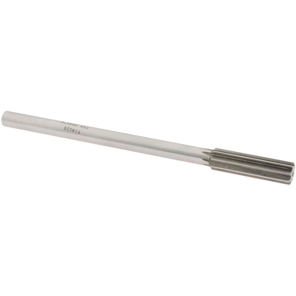 Value Collection SM0405600 Chucking Reamer 0.5600" Dia, 8" OAL, 2" Flute Length, Straight Flute, Straight-Cylindrical Shank, HSS