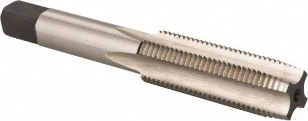 Kennametal 1542886 Straight Flute Tap 9/16-18 UNF, 4 Flute, Plug Chamfer, High-Speed Steel, Bright/Uncoated Finish