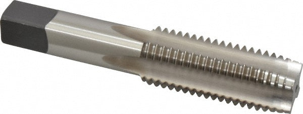Kennametal 1542924 Straight Flute Tap 1-8 UNC, 4 Flute, Plug Chamfer, 3B Class of Fit, High-Speed Steel, Bright/Uncoated Finish