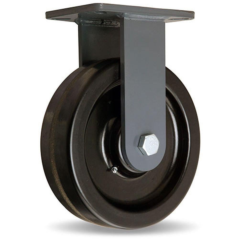 Hamilton R-CH-13PH Rigid Top Plate Caster Phenolic, 10" Wheel Dia, 3" Wheel Width, 2,900 lb Capacity, 12-1/2" OAH