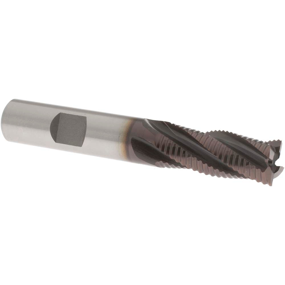 OSG 4550111 Square End Mill 1/2'' Dia, 1-1/4'' LOC, 1/2'' Shank Dia, 3-1/4'' OAL, 4 Flutes, Cobalt